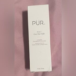 Pur Skincare Box with White and Gold Design